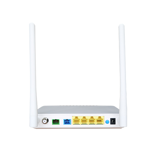 GPON ONU 4GE+CATV+WIFI塑料外壳